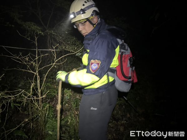 ▲▼        新北父子登山迷路     。（圖／宜蘭消防局提供）