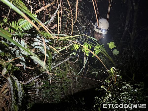 ▲▼        新北父子登山迷路     。（圖／宜蘭消防局提供）