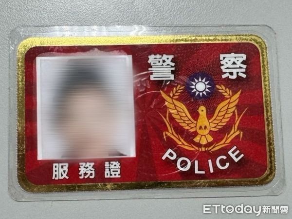 ▲▼前北市警警隊張姓女警被查扣的警員證             。（圖／記者陳以昇翻攝）