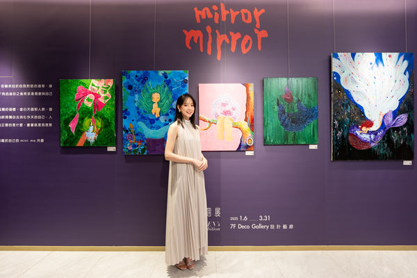 ▲程予希在台中辦畫展。（圖／星星相藝提供）