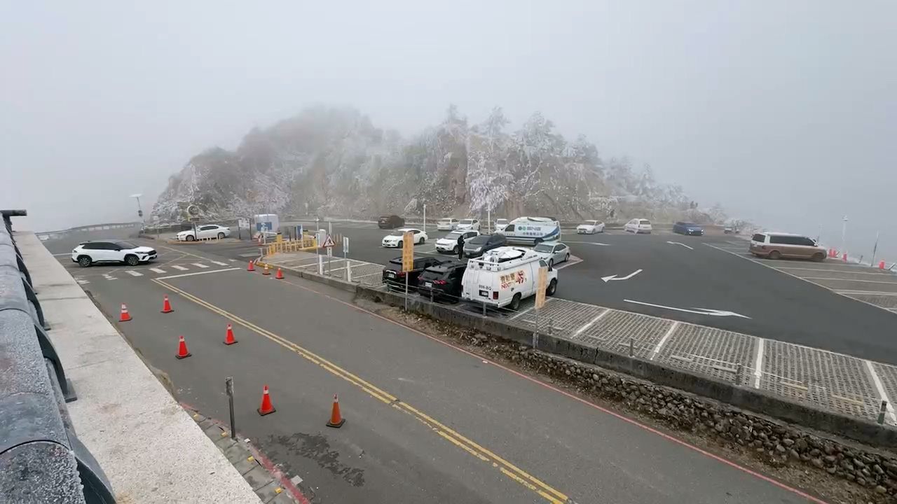 ▲▼      合歡山武嶺追雪       。（圖／民眾提供）