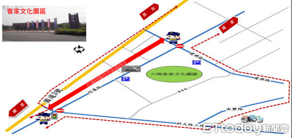 ▲內埔警分局春節交通疏導措施           。（圖／記者陳崑福翻攝）