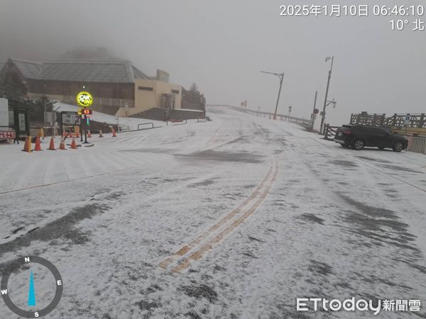 ▲▼合歡山降雪。（圖／民眾提供）