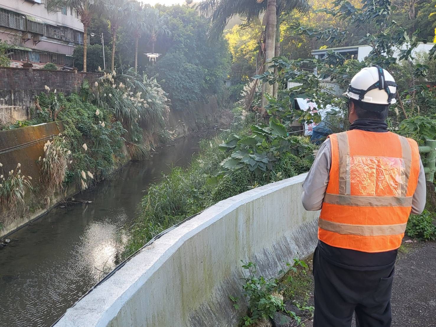 ▲備戰汛期嚴峻考驗　新北水利建造物檢查提前啟動。（圖／新北市水利局提供）