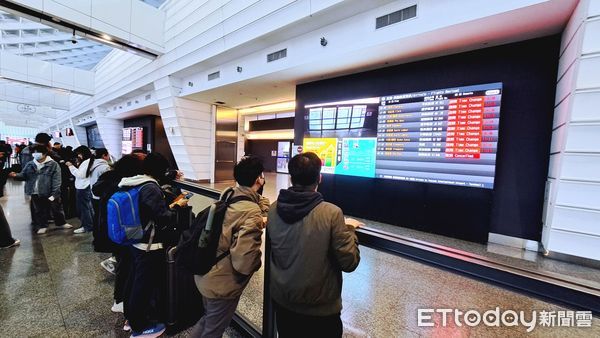 ▲桃園機場第一航廈入境大廳▼             。（圖／記者鄭遠龍攝）