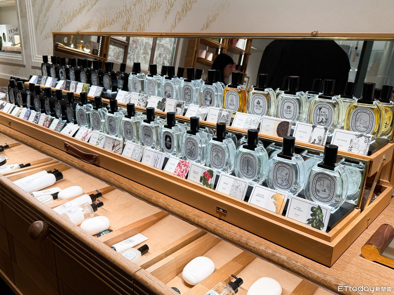 Diptyque,媚比琳,PRADA Beauty,彩妝,保養,美妝,香氛。（圖／記者李薇攝）