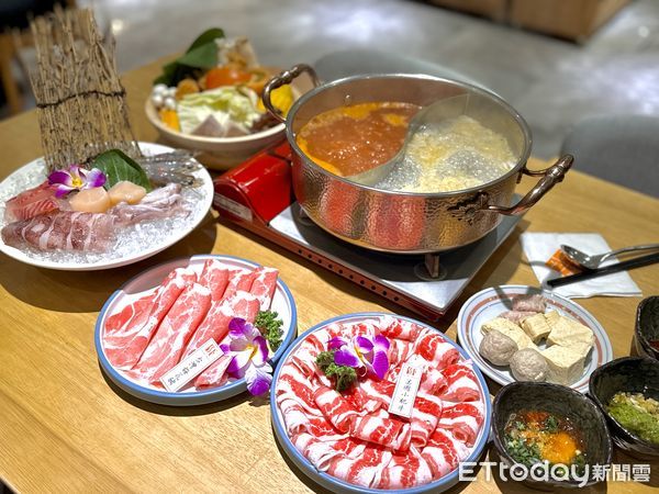 ▲苗栗享沐時光度假飯店,泡湯,溫泉,夕陽。（圖／記者彭懷玉攝）