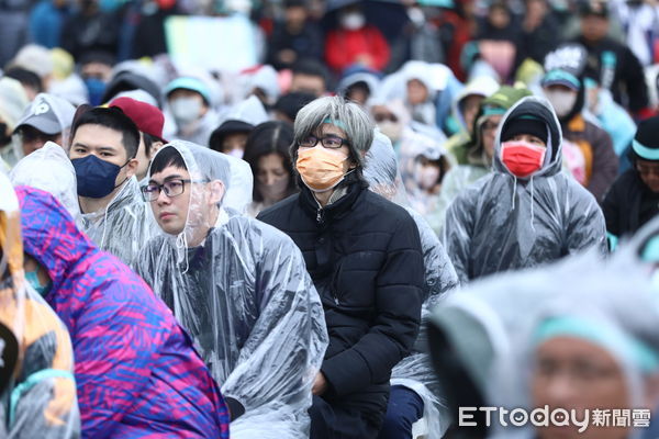 ▲民眾黨「111拒絕綠色威權　還我司法正義」活動。（圖／記者林敬旻攝）