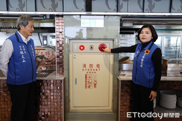 ▲雲林縣長張麗善率領消防局及建設處等單位至轄內旅館業進行聯合稽查，把關旅客住宿安全及品質。（圖／記者王悉宇翻攝）