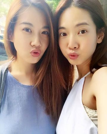 曾之喬和姊姊。（圖／翻攝自Facebook／曾之喬）