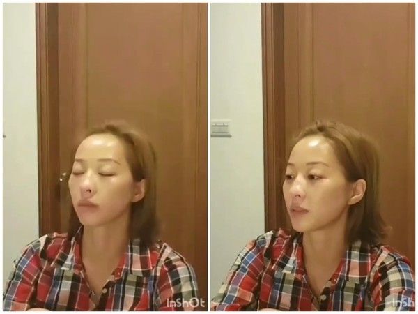 ▲▼夏語心公開真實素顏畫面。（圖／翻攝自Instagram／yuxinuna）