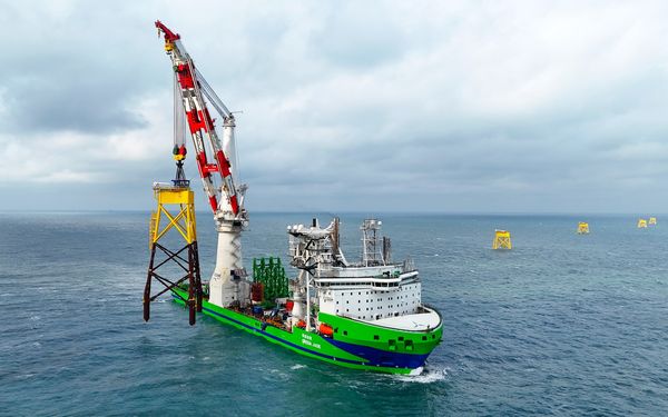 ▲台船環海旗下環海翡翠輪。（圖／台船提供）