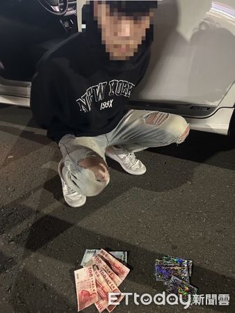 ▲▼陳男開車前來與員警交易毒品，警方逮捕賣毒的陳男，起獲毒品K他命             。（圖／記者陳以昇翻攝）