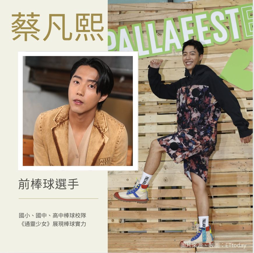 ▲球員出身藝人。（圖／記者蕭采薇製圖）