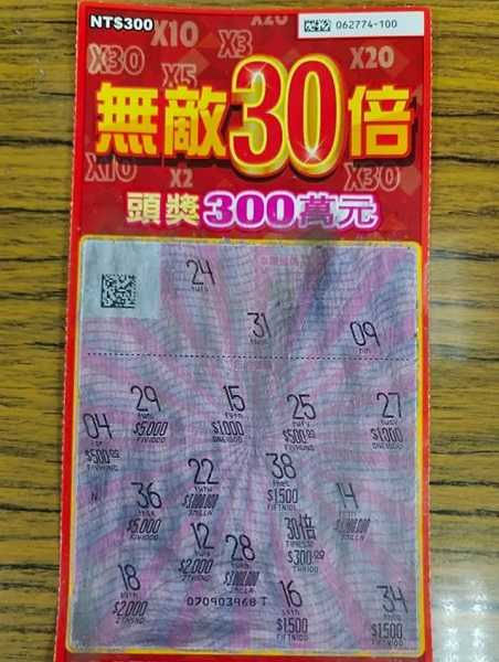 1款刮刮樂有玄機…客人以為沒中獎丟掉　業者一對「翻30倍金額」