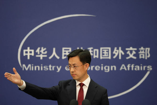 ▲大陸外交部發言人郭嘉昆。（圖／路透）