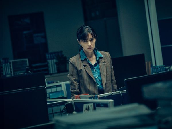 ▲林予晞在《死了一個娛樂女記者之後》不畏黑勢力挖掘死亡真相。（圖／鏡文學提供）