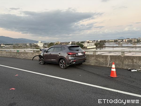 ▲▼國道五號北上驚傳8車連環撞事故，3人擦傷送醫。（圖／記者游芳男翻攝，下同）