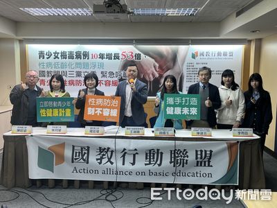 10歲也染性病！青少女梅毒病例暴增53倍　國教盟籲政府介入