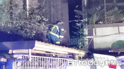 北市民宅1男2樓陽台墜落！撞破遮雨棚躺地　鄰居嚇壞急報警