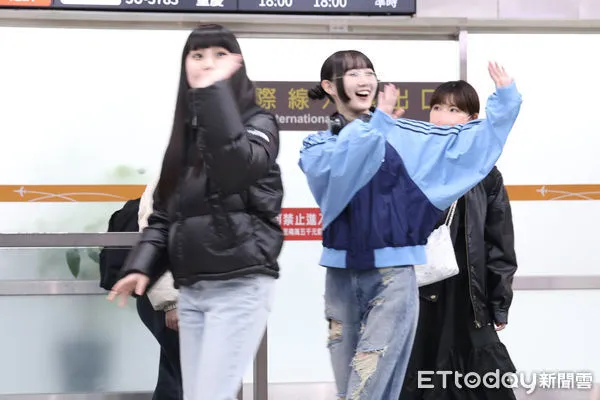 ▲▼  日本怪物新人Phantom Siita松山機場抵台接機  。（圖／記者黃克翔攝）