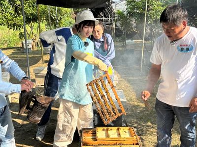 楊繡惠籃籃成了蜂行者　如臨大敵驚聲尖叫