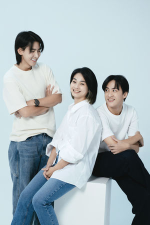 ▲「我們的。演藝工作室」旗下藝人陳雪甄、曾向鎮、吳翰林。（圖／我們的。演藝工作室提供）