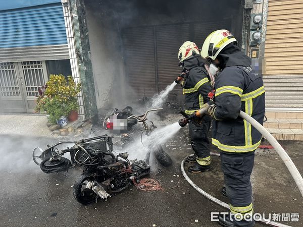 ▲▼岡山機車火警             。（圖／記者吳世龍翻攝）