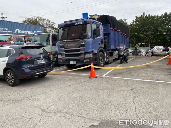 ▲▼台中男子未拉手剎車慘遭貨車輪胎壓死，低溫躺地11小時沒人發現。（圖／民眾提供，下同）