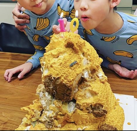 ▲▼范瑋琪訂蛋糕結果變形，兒子超暖回覆  。（圖／翻攝范瑋琪IG）