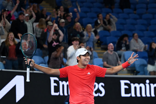 ▲▼俄羅斯前球王梅迪維夫搶十敗給美國19歲新星勒納．田。（圖／路透）