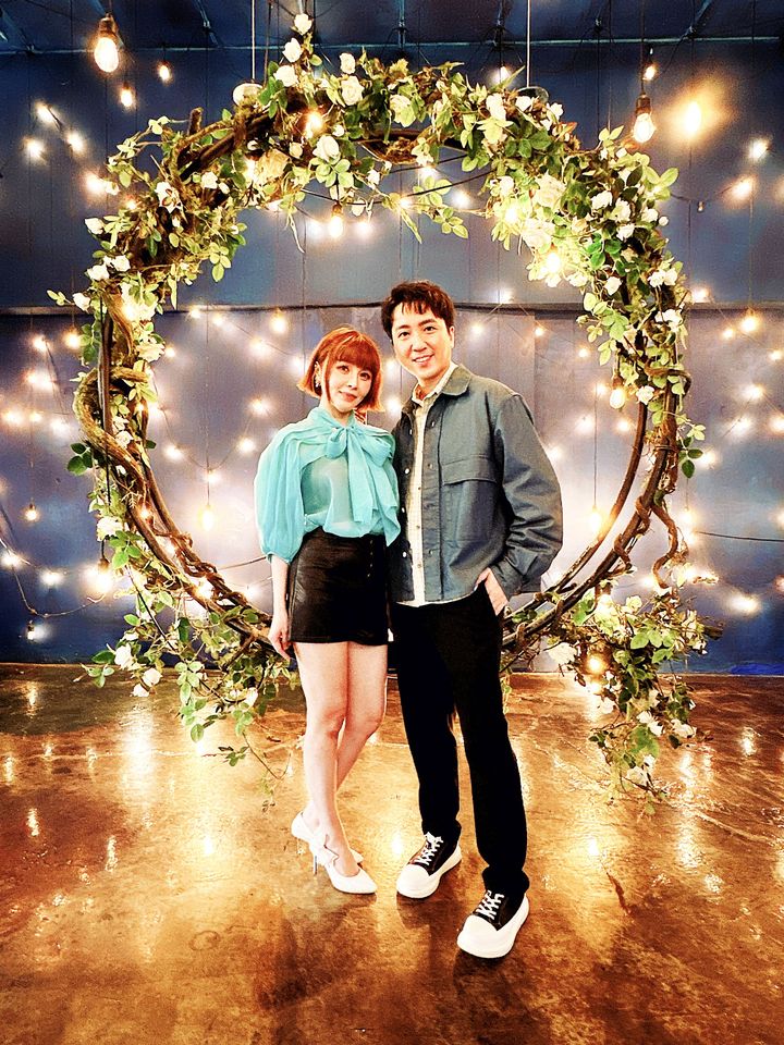 ▲▼蕭玉芬、沈建豪《鴛鴦露水夢》。（圖／豪記提供）