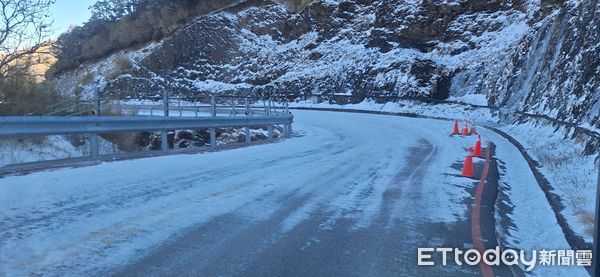 ▲年節期間，清境及合歡山地區都是熱門旅遊追雪景點之一。（圖／記者高堂堯翻攝，下同）