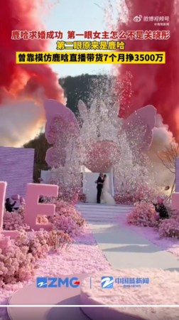 ▲▼鹿哈。（圖／翻攝自微博／海報新聞）