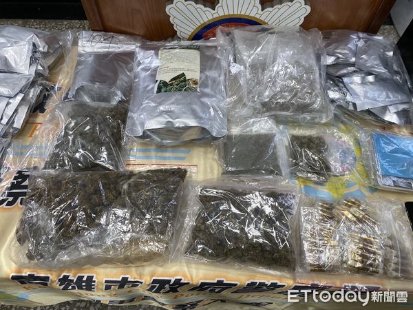 ▲▼小蜜蜂販毒集團外送「喪屍煙彈」，高雄警盾牌破窗8人全栽了。（圖／記者賴文萱翻攝）