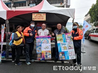 台南南化春節跳蚤市場　南消至南化區公所防災宣導