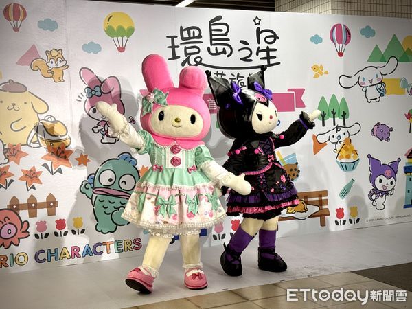 ▲台鐵觀光列車「環島之星」換上三麗鷗新裝，並宣布1/18起正式營運。（圖／記者彭懷玉攝）