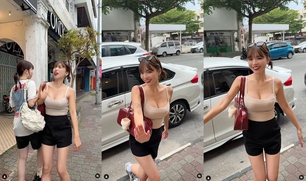 ▲阿圓傲人的身材曲線在舞蹈動作下顯得相當火辣。（圖／翻攝自Instagram／nanaciaociao）