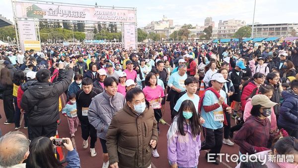 ▲▼2025金門馬拉松於1月18日盛大開跑。（圖／記者林名揚翻攝）