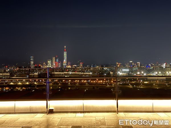 ▲萬豪酒店20樓INGE&rsquo;S Bar & Grill,INGE&rsquo;S Bar & Grill戶外露台。（圖／記者彭懷玉攝）