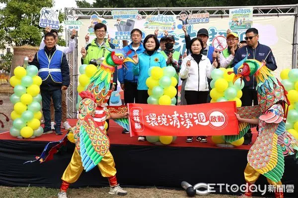 ▲雲林縣環境保護局今舉辦「2025年雲林縣環境清潔週」環境清掃活動。（圖／記者王悉宇翻攝）