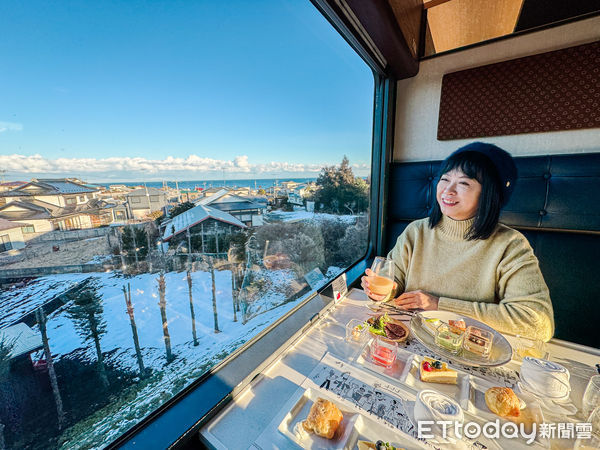 日本景點|「最美移動餐廳」Emotion列車 私人包廂看海、甜點吃到飽