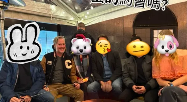 ▲夏克立曬出當天聚會照片，是一眾好友。（圖／翻攝自夏克立臉書）