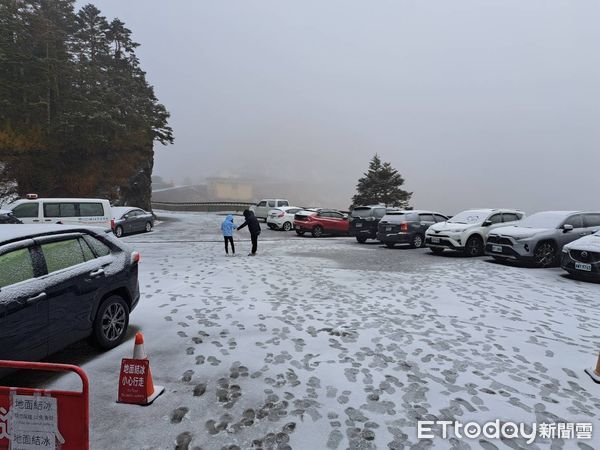 合歡山1/19下雪。（圖／民眾提供）