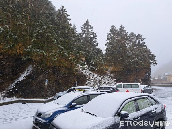 合歡山1/19下雪。（圖／民眾提供）