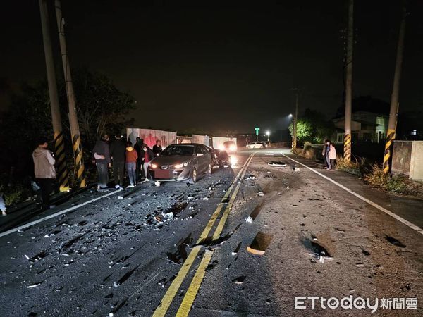 ▲▼             苗43線發生酒駕肇事車禍，2車碰碰撞釀3人受傷送醫。（圖／張顧礫議員提供）