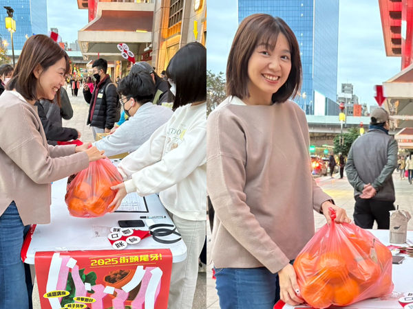 ▲▼民進黨立委張雅琳參加街頭尾牙第6年。（圖／記者皮心瑀翻攝）