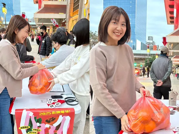 ▲▼民進黨立委張雅琳參加街頭尾牙第6年。（圖／記者皮心瑀翻攝）