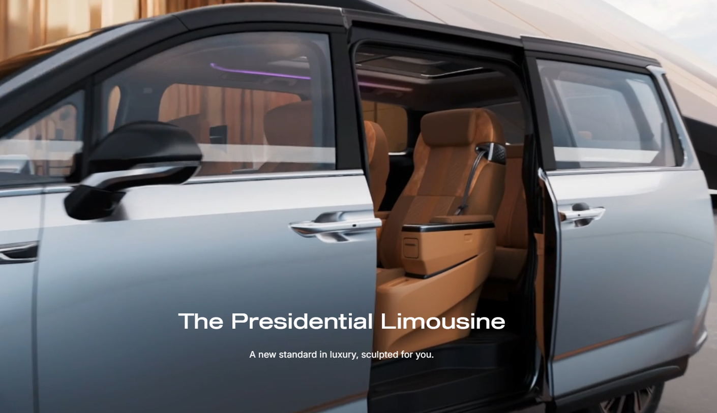 ▲MG M9於印度車展亮相，官網同步上線開放訂車。（圖／翻攝自MG）