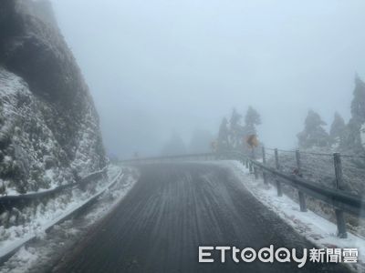 恐結冰！翠峰至大禹嶺入夜只出不進　武嶺至松雪樓雙向封閉